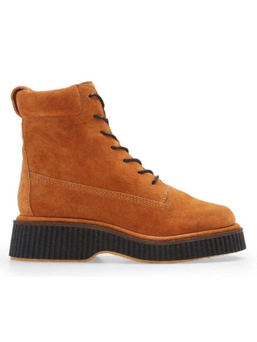 Rag & Bone Sloane Women's Suede Lace Up Ankle Boots Cinnamon Size 38.5 / US 8.5 - Picture 3 of 7